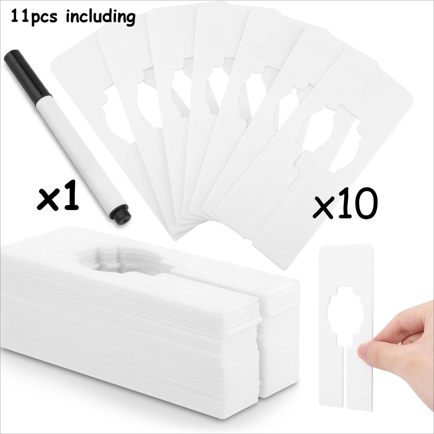 

21/11pcs Closet Divider, Used for Hanging Clothes, Rectangular Clothing Size Divider, Used for Hangers, White Closet Divider Set