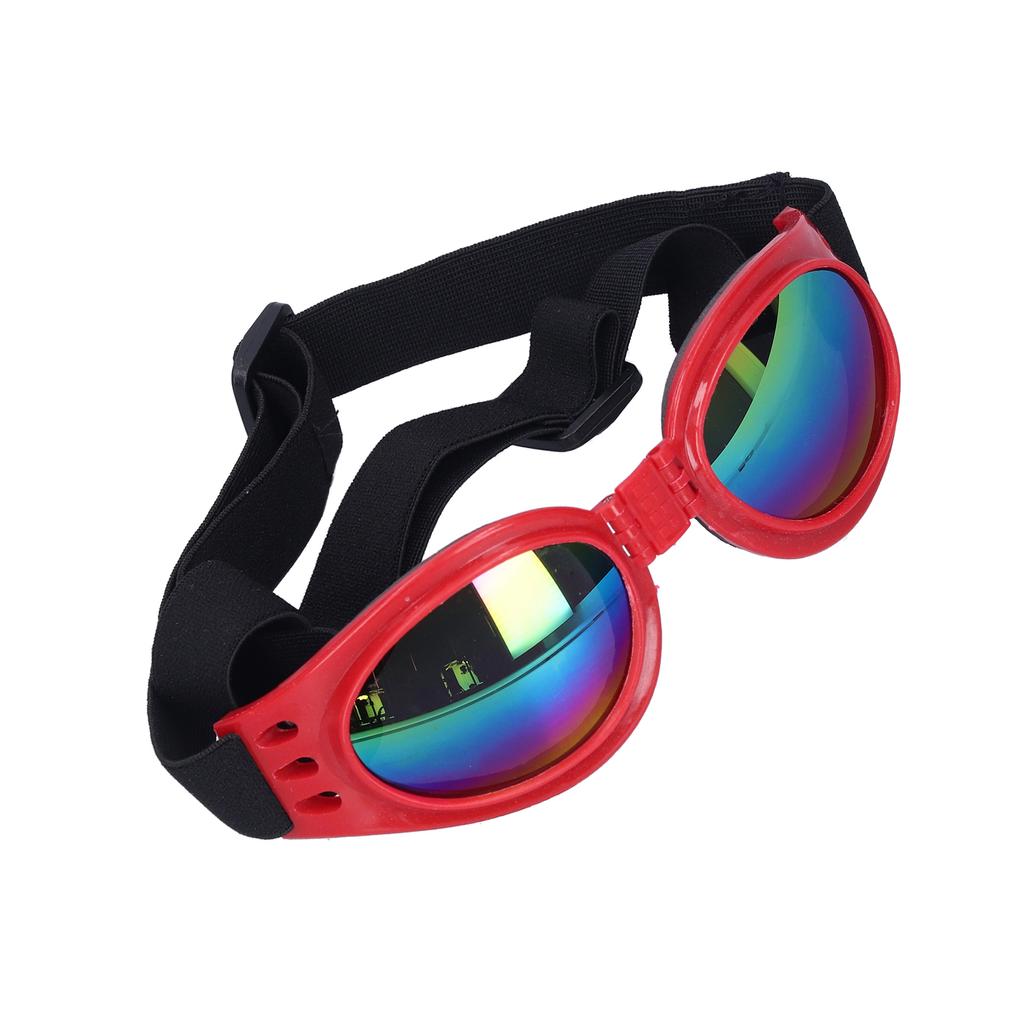 Pet Sunglasses Summer Foldable Dog UV Protection Glasses for Medium and Large DogsRed