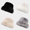Plush Fisherman Hat For Winter Autumn Retro Warm Sun Protection
