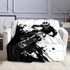 1PC Motocross Rider Print Adult Children Warm Blankets Home Travel Car Soft Comfortable Suitable for All Seasons Luxury Gift