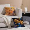 Fashion Cute Warm Daily DDog Mans Cushion Cover Linen Pillow Case Soft Breathable Protective Couch Room Decoration