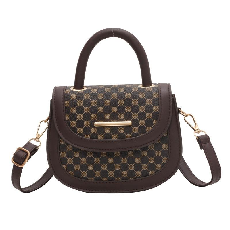 

Простий модний темперамент, ніжна картата сумочка, літо 2024, новий іноземний стиль, текстура через плече, маленька квадратна сумка