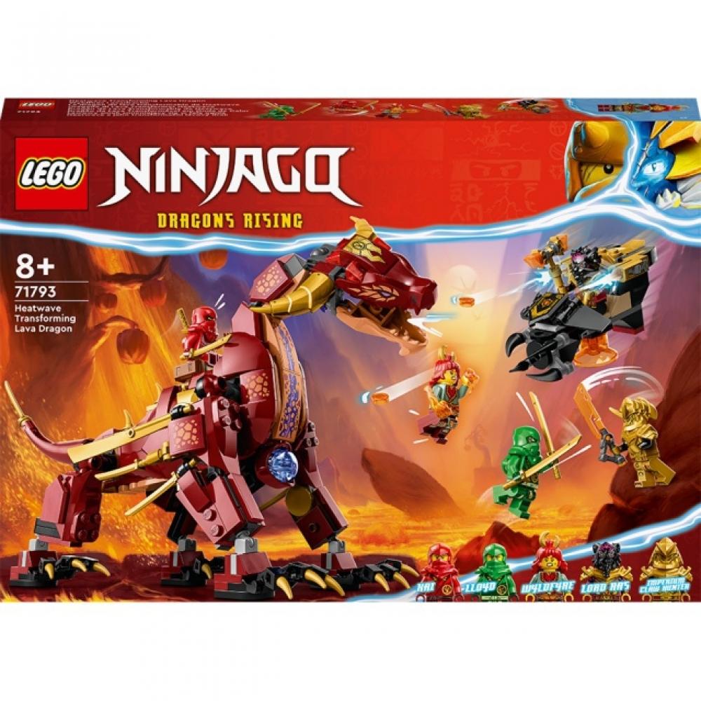 

[При оплате применяется 15 дубликатов купона] LEGO Heatwave Transforming Lava Dragon 71793