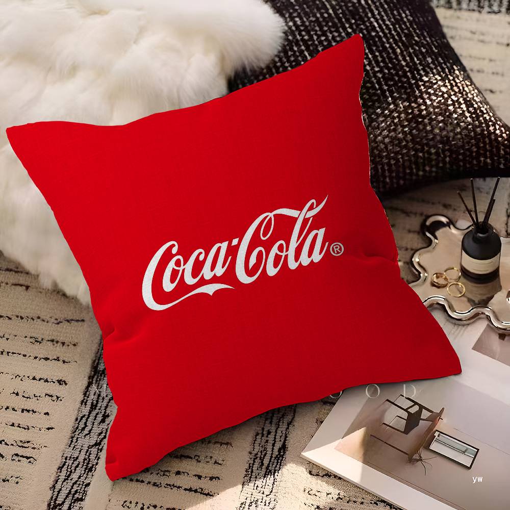 C-Coca C-Cola Kissen Anime Kissen Sofa Bett Kopfkissenbezug Kissenbezug 45X45 cm Mode
