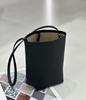 Dámská minikabelka typu „bucket bag“ z pravé kůže - Hovězí kůže Togo, Jednoramenná, Crossbody, Jedinečný design, Všestranný styl pro dojíždění