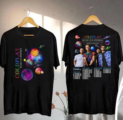 Koszulka Coldplay Music Of The Spheres Tour 2026 rozmiar S-5XL
