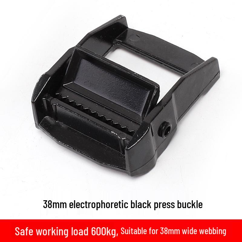 1-Inch Zinc Alloy Press Buckle: Galvanized Webbing Tension Lock Accessory for Adjustment and Binding