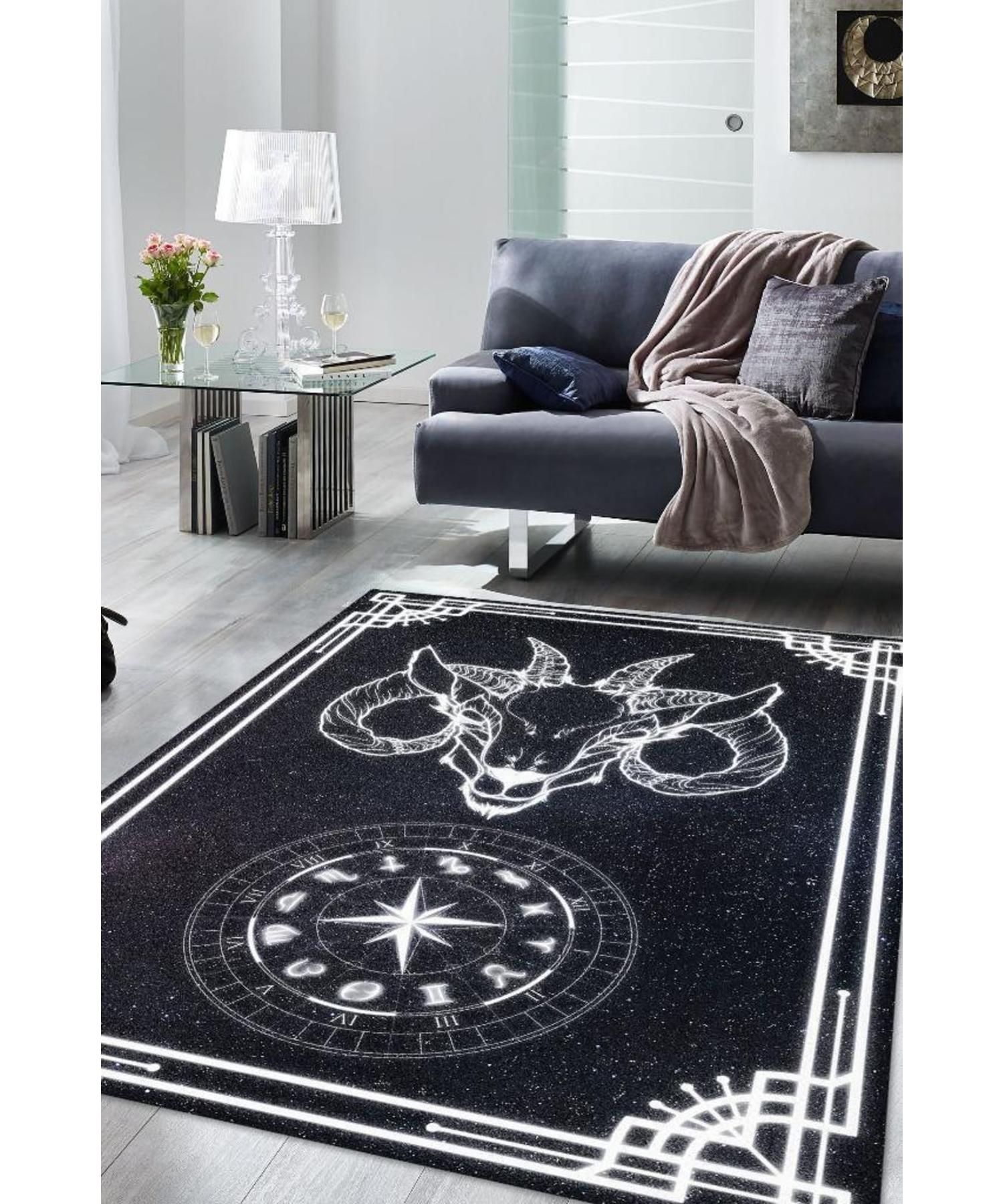 

Capricorn Cotton Woven Based Washable Decorative Carpet