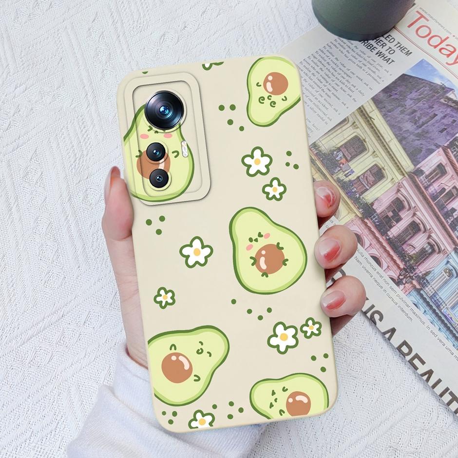 For Xiaomi 12T Case Hot New Design Cute Cat Butterfly Cartoons Matte Liquid Silicone Shell For Xiaomi 12T Pro Ultrathin Fundas