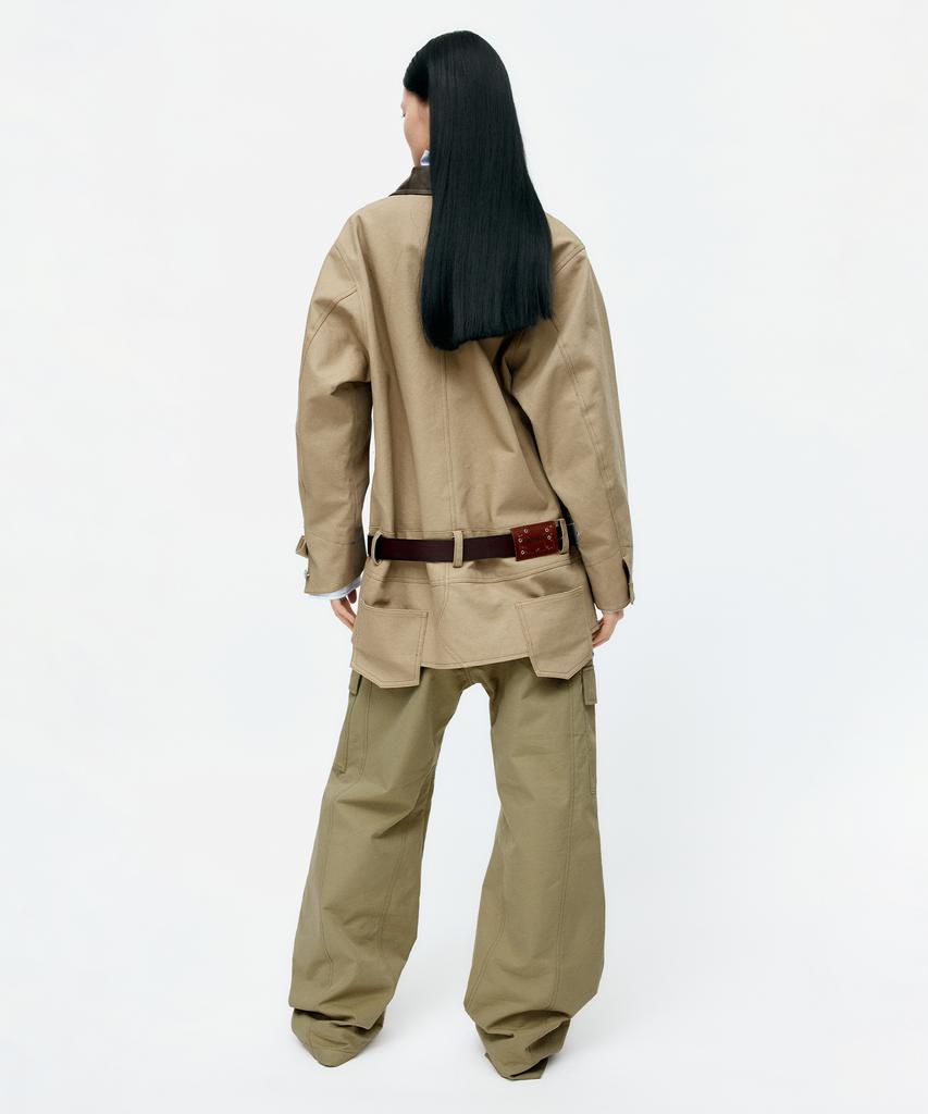 Adsb Andersson Bell Carpenter Shorts Inserted Coat Awa720W(Beige)