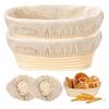 Professional Bread Holders Set Of 2 Having Preformed Covers Great For Handcrafted Sourdough And Wheat Bread