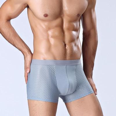 Herren Sommer Mesh Transparent Eis Seide Boxer Briefs - Atmungsaktiv & Sexy