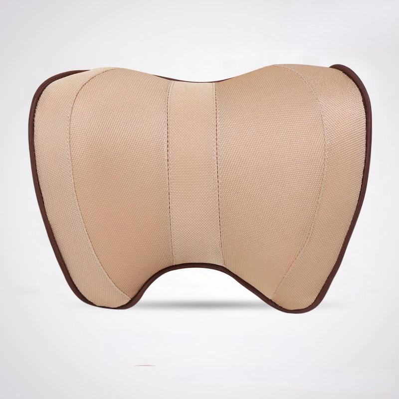 

Подголовник автомобиля Подушка для шеи для сиденья кресла в автомобильной пене с эффектом памяти Хлопковая подушка Тканевый чехол Мягкий подголовник Поддержка офиса путешествий