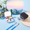 2Pcs 12/24 Grids Watercolor Paint Palette Mini Paint Pigment Box Watercolor Iron Box Student