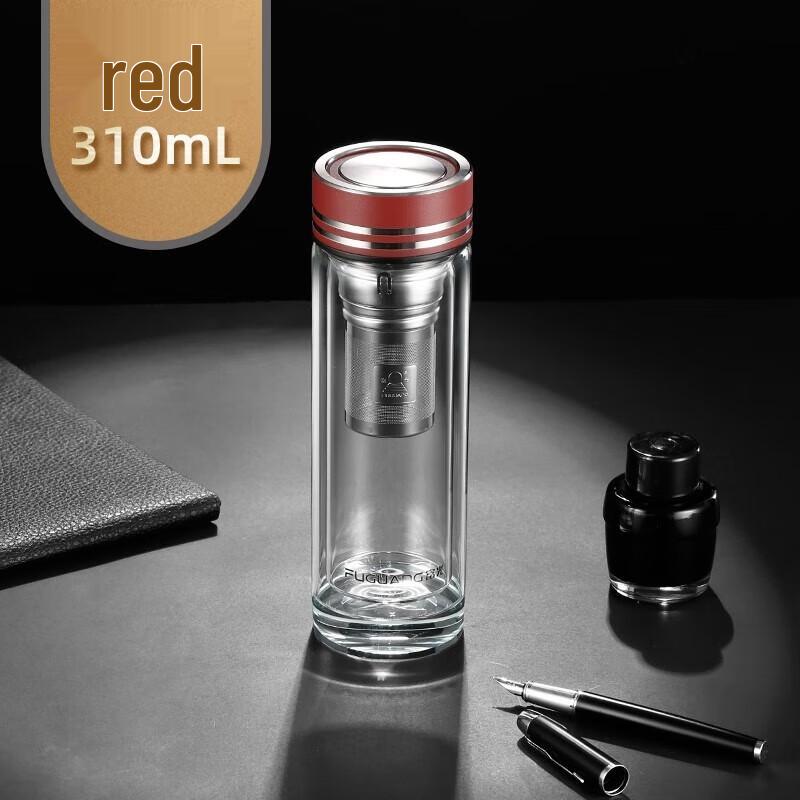 FUGUANG G2035-SJ Double-Layer Glass Tea Cup