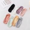 Sock - Summer Lightweight Women's Pure Color Flat Toe Boat Shoes Silicone Anti-Slip Invisible Socks Simple Any Cut Lace-Up Socks