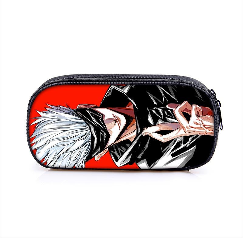 Jujutsu Kaisen Pencil Box With Large Capacity For Students And Makeup Essentials
