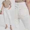 Yellow Floral High-Waist Slim Light Apricot Denim Nine-Point Jeans for Women - 2025 European & American Spring Style.