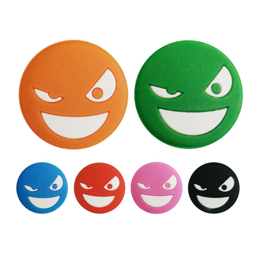 6 шт. Двусторонний гаситель вибраций для теннисной ракетки Силиконовые демпферы вибраций для сквоша и тенниса