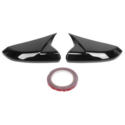 Rearview Mirror Cover Caps Add On For Honda Civic 10th  20162020(Glossy Black )