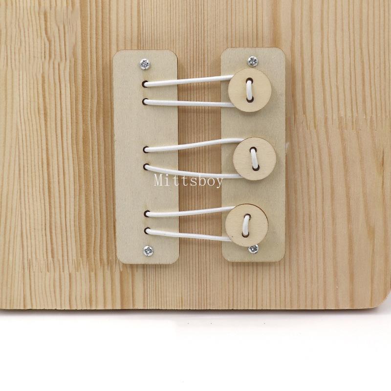 Accessoires Tableau d'Activités Jouet Montessori en Bois Clé Verrou Interrupteur Coulisses Paillette Jouet Éducatif Jouet d'Entraînement pour l'Éducation Précoce Cadeaux