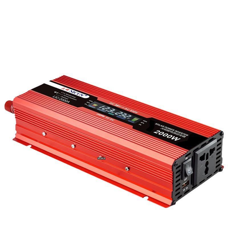 4000W Digital Car Power Inverter 12V/24V to 110V/220V