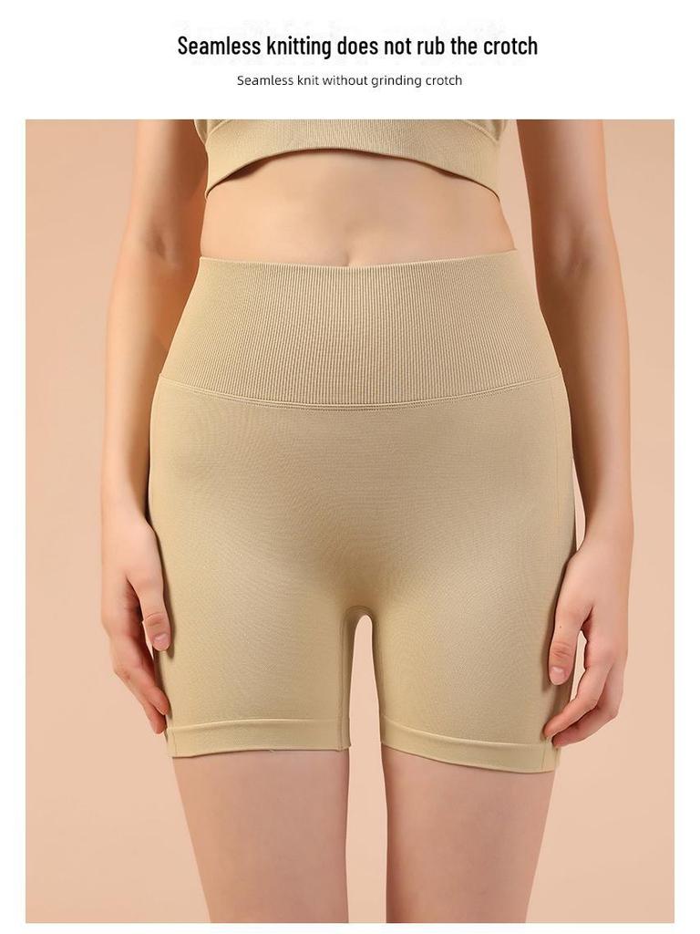 Shorts de Yoga Sans Coutures Taille Haute Ventre Plat