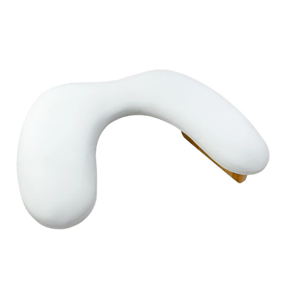 Wooden Base Foldable Nail Pillow U-shaped Nail Art Stand Nail Arm Rest Cushion  Nail Art Tool