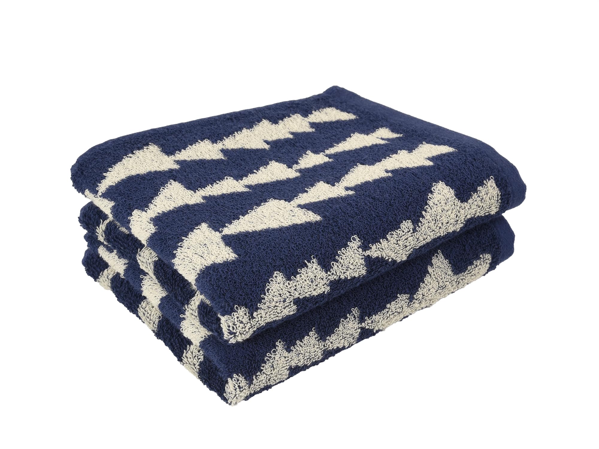 

Kosugizen Onnela pieni Face Sweet Twisted 34 x Scandinavian Medium Thickness Set of 2 Towel, Pile, Metosa, Navy, 80 см, Style, (стандарт) Тип,