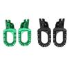 Enhanced Grip Offroads Dirt Bike Foot Pegs Pedals, Aluminum Alloy Suitable for Reliable Performances In Rough Terrain 2x