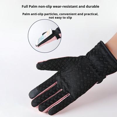 Winter Ski Gloves Windproof Thermal Snow Gloves for Men Women Cold Weather Touchscreen Warm Gloves for Snowboarding Outdoor Sports