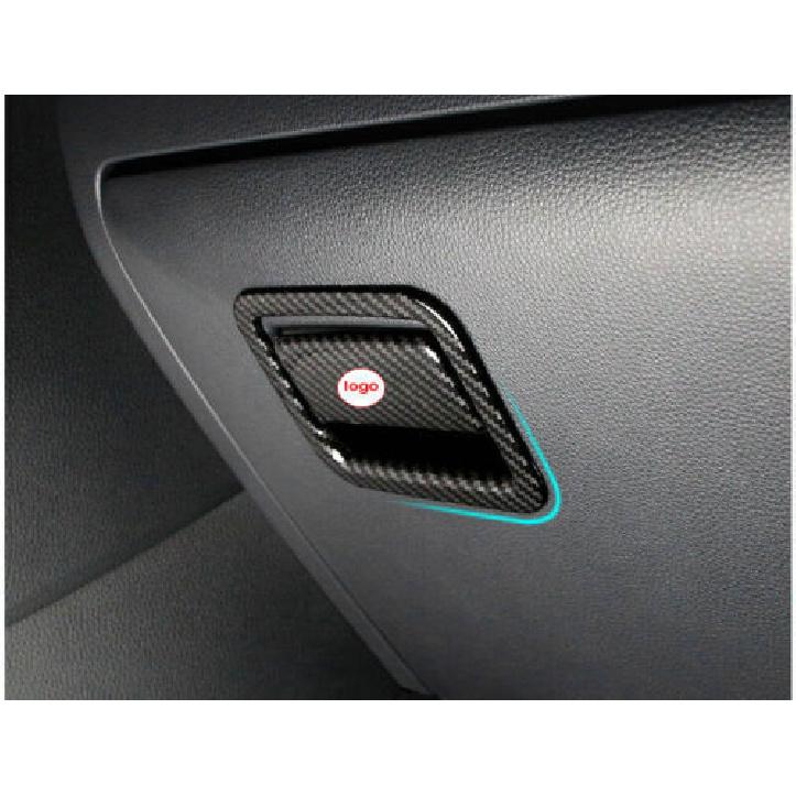 Co-Pilot Carbon Fiber For Toyota RAV4 Sticker Trim - Storage Box Handle
