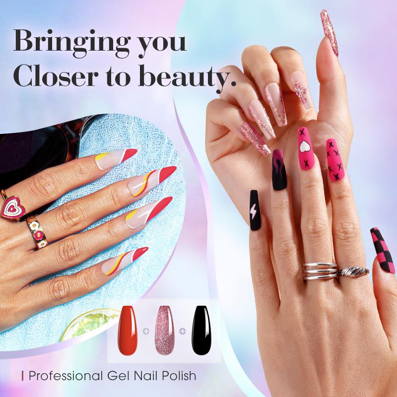 ROSALIND 15ml Nail Gel Semi Permanent Bright Soak Off UV Gel Nail Polish Hybrid Lacquer Gel Polish New Color