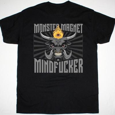 MONSTER MAGNET MINDFUCKER Heavy Cotton Black All Size T Shirt For Men BT730 Unisex T-Shirt