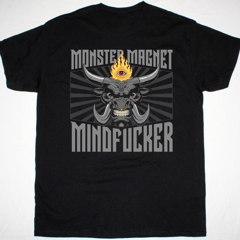 

MONSTER MAGNET MINDFUCKER Heavy Cotton Black All Size T Shirt For Men BT730 Unisex T-Shirt L