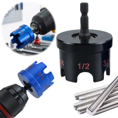Fast Bolts Removal Tool Attachments for Conduit Racks Strut Hex-Shank Nuts Driver Extractor for 1/4 3/8 1/2 Inch Threaded Rods