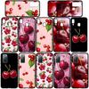 Husa de telefon pentru Samsung Galaxy S24 S23 iPhone 15 14 Xiaomi Redmi Note 13 12 11 8 10 9 Pro Max X XR S22 S23 OPPO A15 Huawei Summer Fruit Cherry Cover