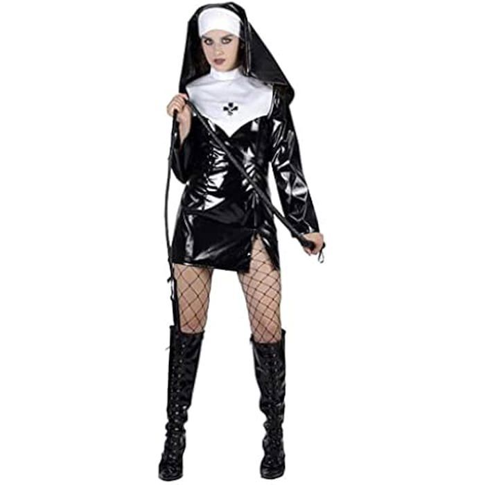 Kostým pro dospělé - LLOPIS - Jeptiška - Bílá - Unisex