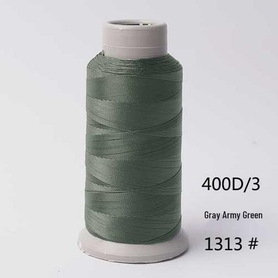 400D 3-Ply High-Strength Nylon Polyester Sewing Thread for Luggage, Sofa, and Tent