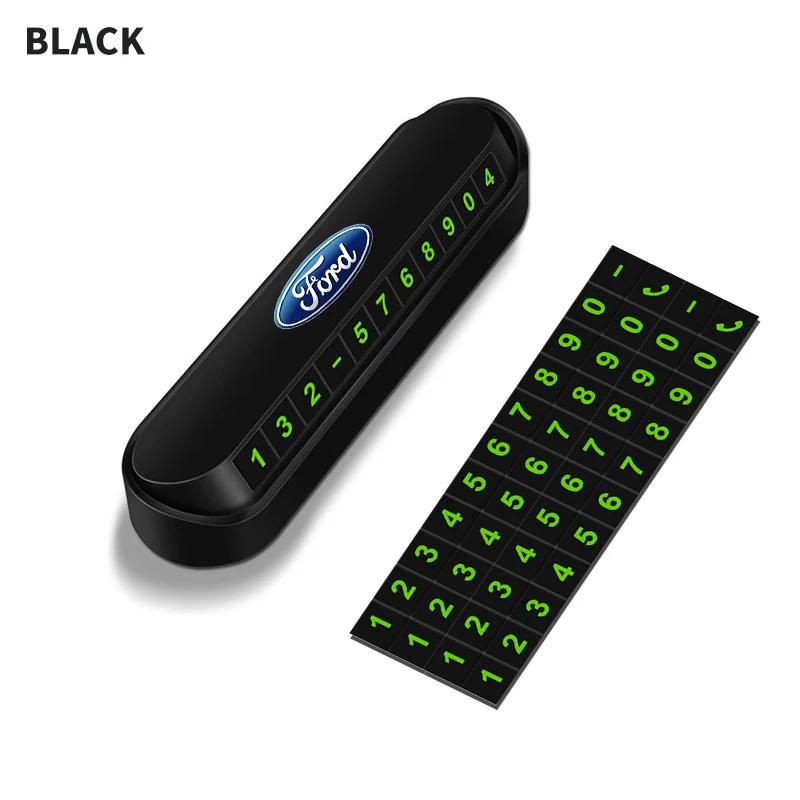 

Hot New Car Temporary Parking Card Phone Number Card Plate For Ford B-Max cmax smax KA st line Galaxy Explorer Mondeo Accessorie