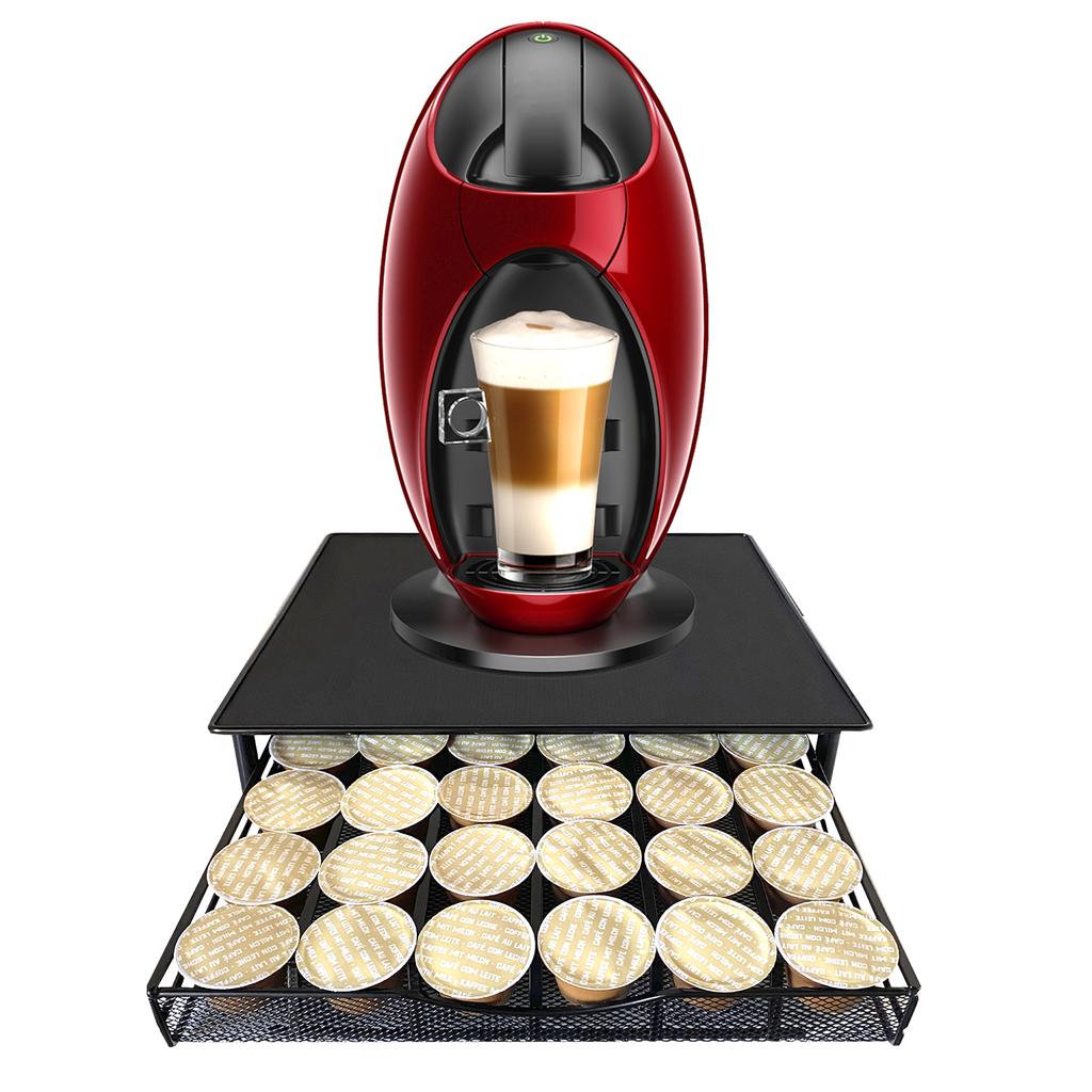 Soporte Organizador Cápsulas Dolce Gusto Nyana Home | Capacidad 36 Capsulas | Compatibilidad Dolce Gusto | Cubierta Metálica | Soporte