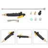 Sprayer Wand Replace 1/4" & 3/8" Brass Barb Universal Sprayer Wand 2 Hose Clamp Replacement Spray Bar with Shut-off Valve