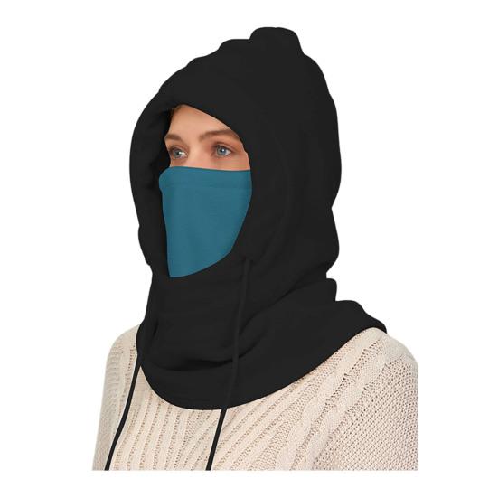 Jezdecká pokrývka hlavy Vylepšený fleece Nastavitelná stahovací šňůrka Větruodolný design Zesílená lyžařská čepice Vybavení do chladného počasí