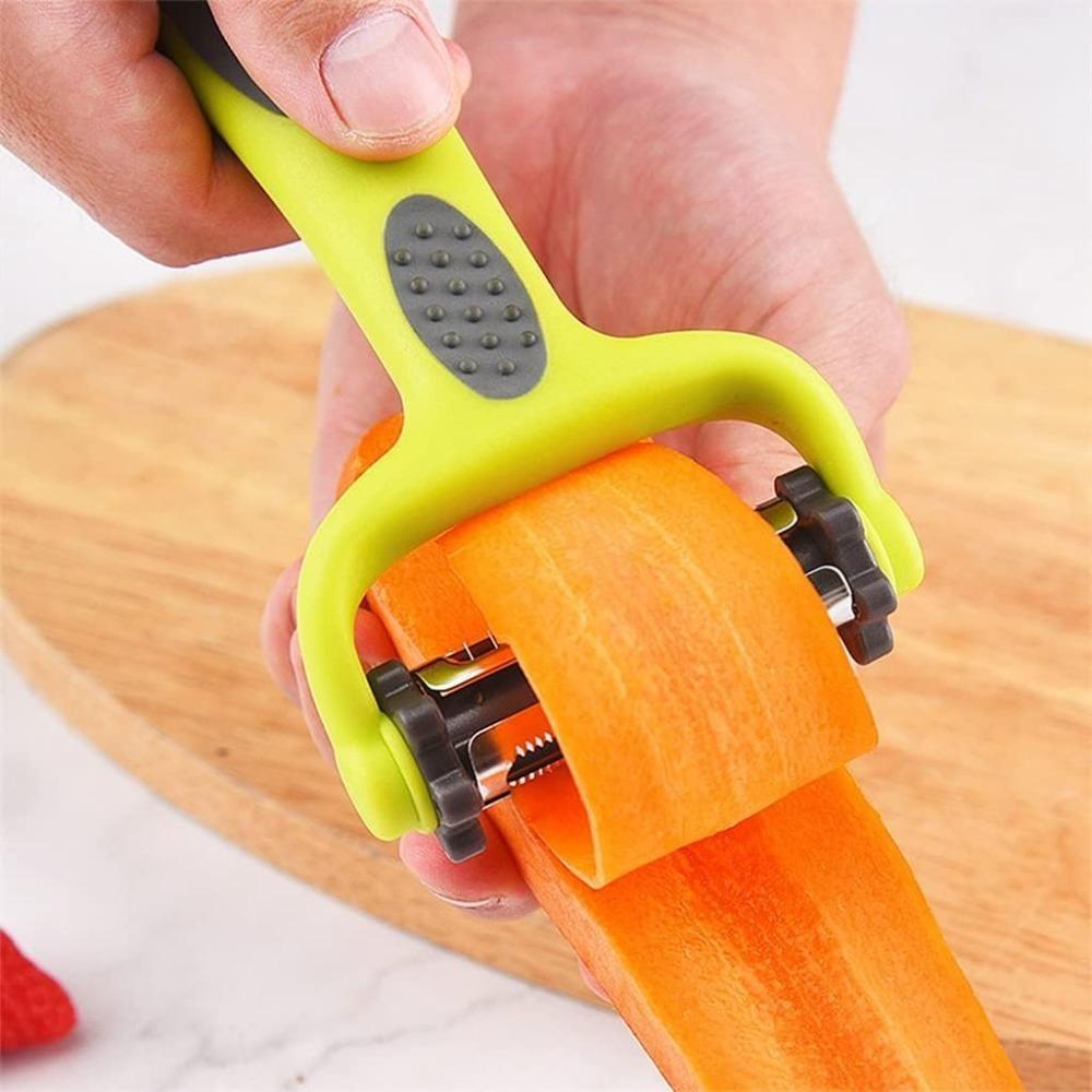 Multifunction Peelers 3 in 1 Peeler for Kitchen Julienne Peeler Serrated Peeler Carrot Potato Peeler Vegetable Tools
