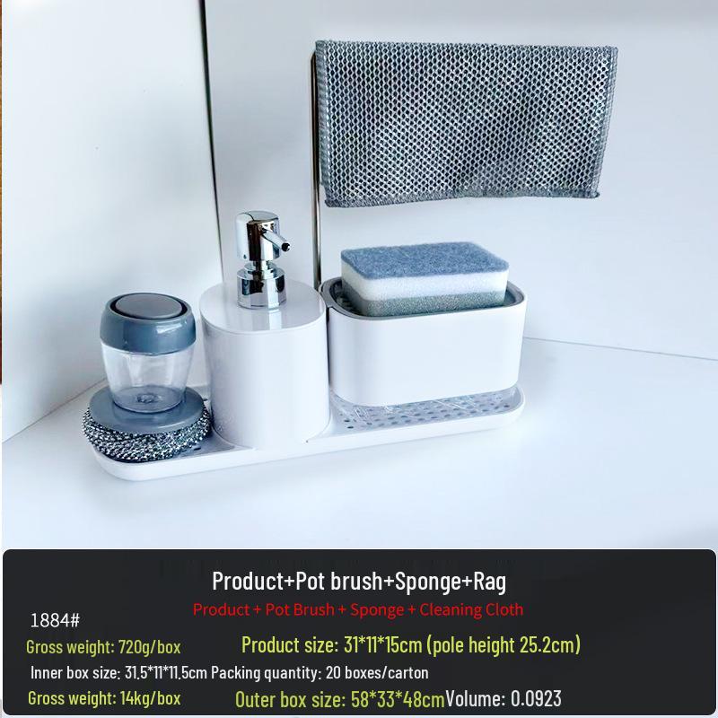 Japanese Style Refillable Dish Soap Dispenser Bottle