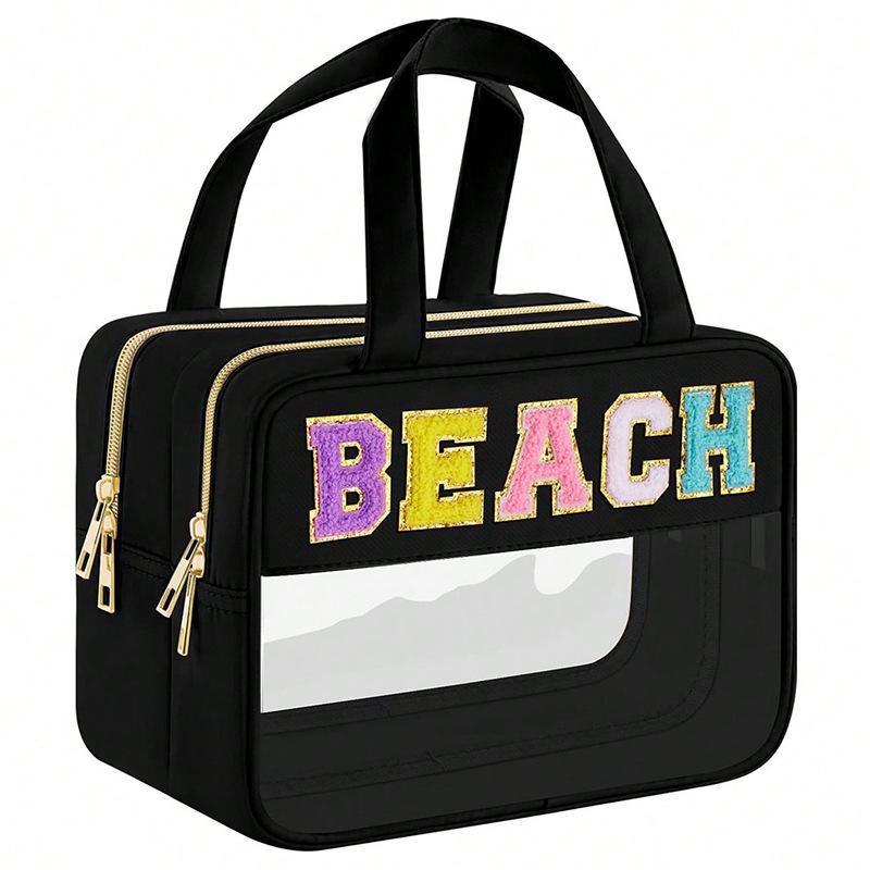 Cross-Border PVC Transparent Cosmetic Bag - Large Capacity, Multi-Functional, Portable Toiletry Storage Bag