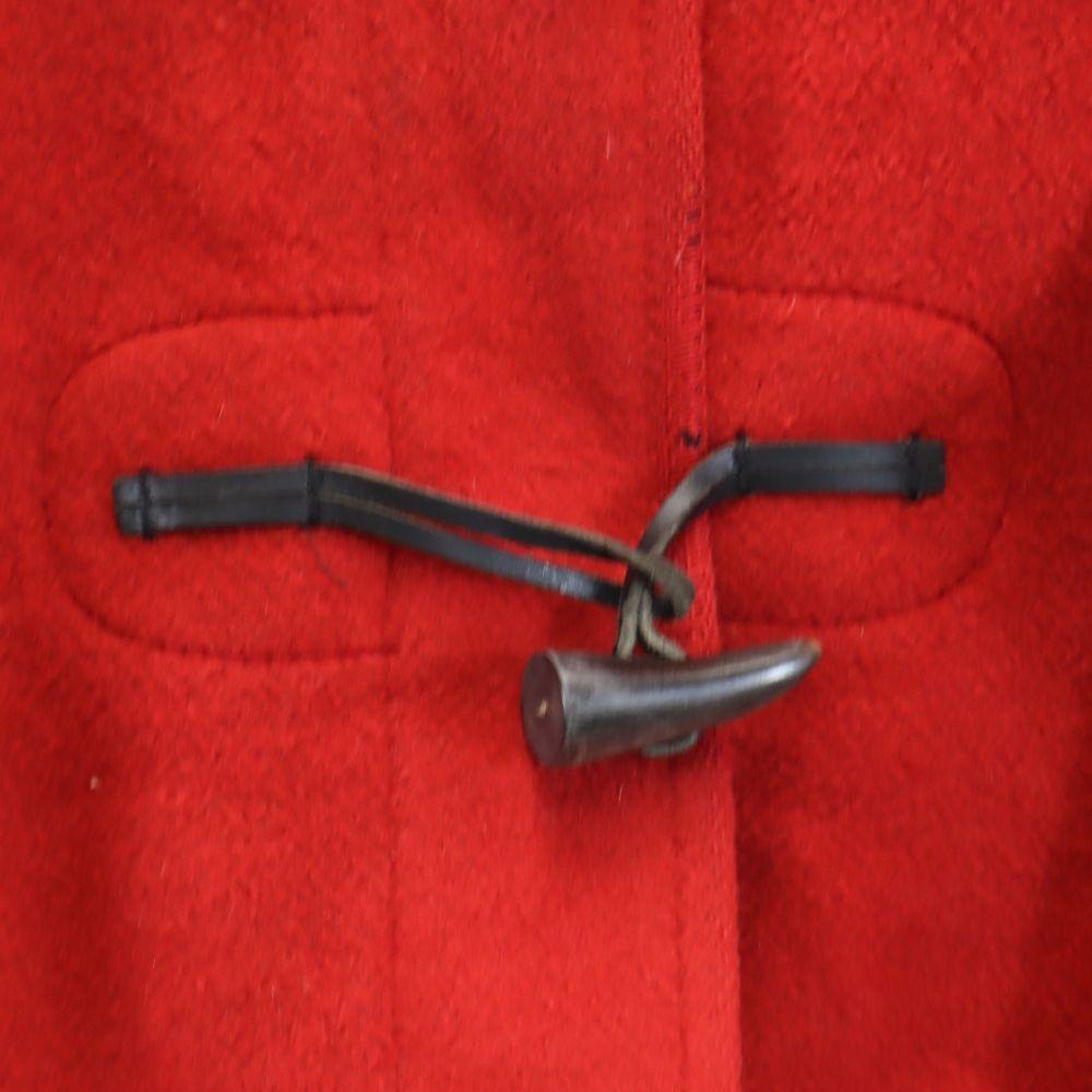 Gloverall 80s Wool Vintage Long Sleeve Duffel Coat USA-16 Back Check Women Used