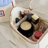 Cartoon House Shaped Cosmetic Bag Cute Large Capacity Wide Opening Makeup Zipper Organizer Portable Toiletry Bag for Women