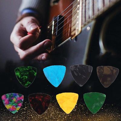 Random Color Antislip 0.46mm Instruments Plectrum Guitar Pick Guitar Accessories Celluloid