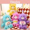 Carebears Rainbow Bear Plush Toy Adorable Soft Short Plush Cartoon Animal Doll 33cm Birthday Gift